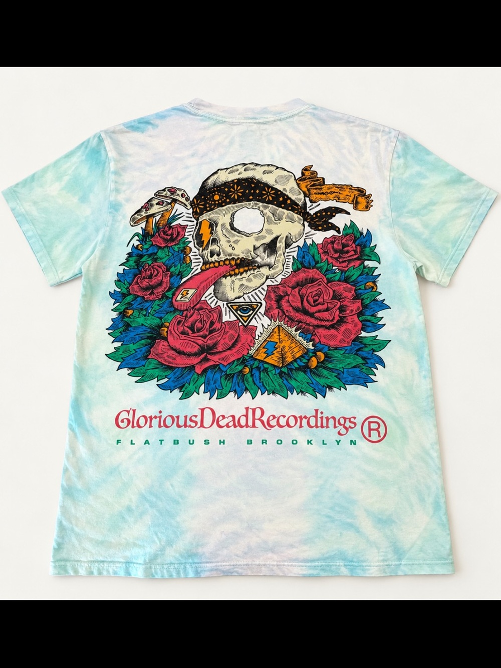 Flat Bush Zombies Graphie Tie Die T-Shirt %100 Cotton